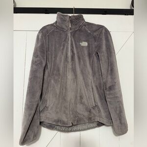 The North Face Women's Plush Gray Teddy Jacket Size M